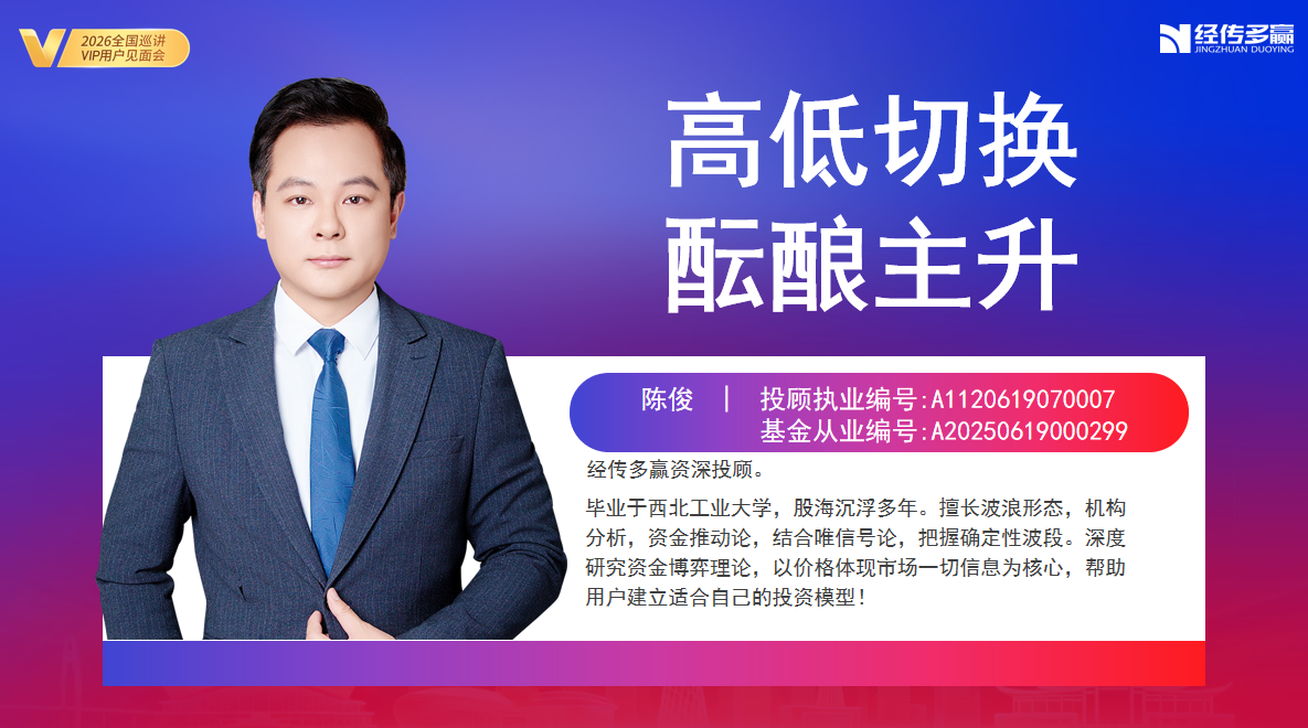 陈俊-高低切换，酝酿主升-无锡巡讲-202608